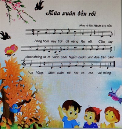 Bài hát:  Mùa Xuân đến rồi 
