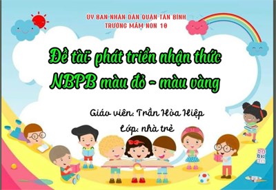 Nhận biết phân biệt màu đỏ-màu vàng
