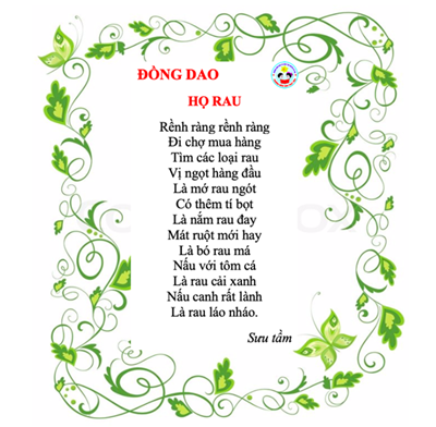 Đồng dao   Họ rau 