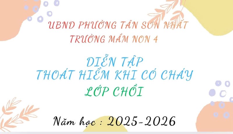 Clip diễn tập kỹ năng thoát hiểm khi có cháy trong trường học